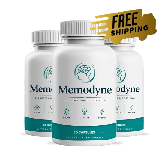 Memodyne Cognitive Support Formula three-bottle package